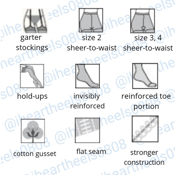 Stunning Luxury Patterned Beackseam Stockings - Picture 5 of 6